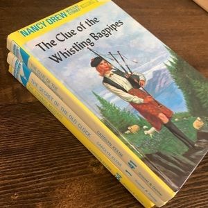 Vintage Nancy Drew Mystery Stories Hardcover Books Lot of 3 Set Collection Keene